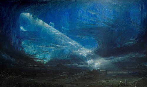The First Christmas Dawn, 1894, Albert Goodwin