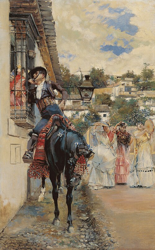 Spanish Courting, 1885, José García y Ramos