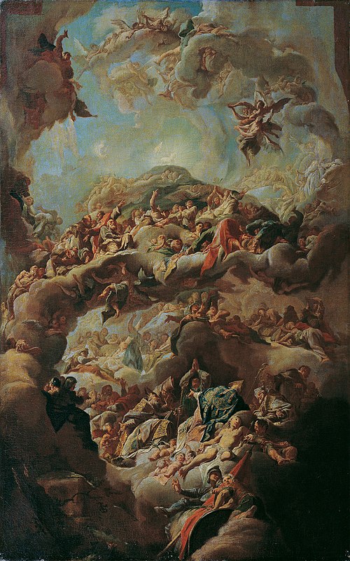 Die Anbetung des Lammes durch die 24 Ältesten, 1749, Paul Troger