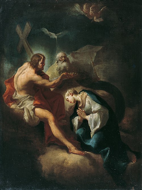 Krönung Mariens, 1760, Paul Troger