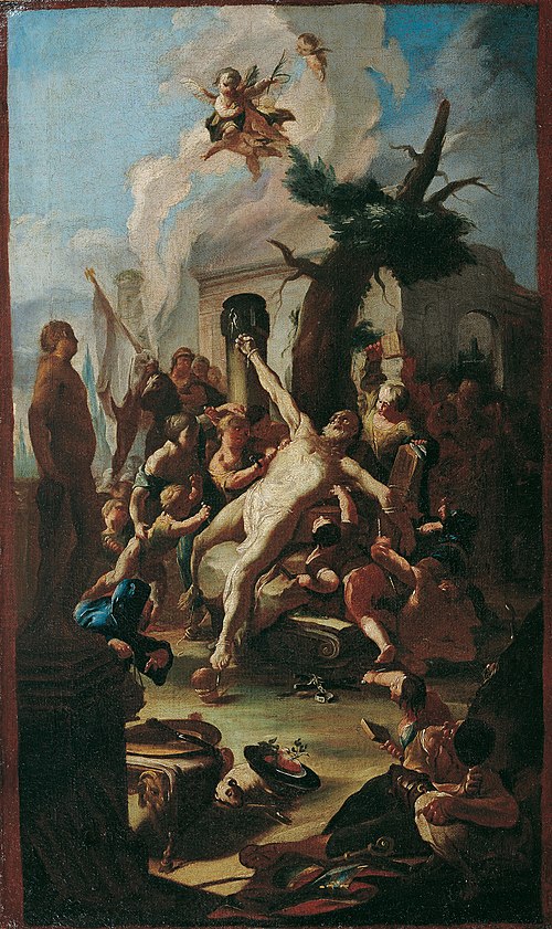 Die Marter des heiligen Cassian, 1752, Paul Troger