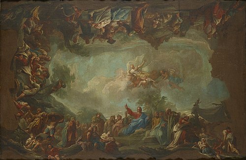 Die wunderbare Brotvermehrung, 1731, Paul Troger
