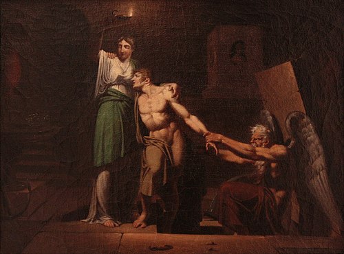 L'Espérance soutient l'homme jusqu'au tombeau, 1800, Armand-Charles Caraffe