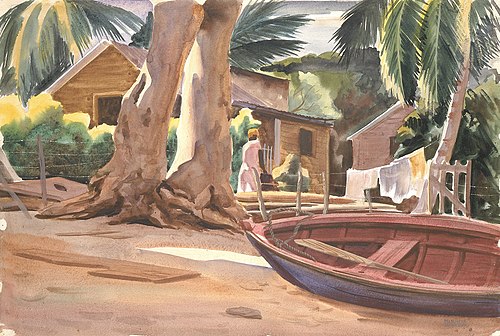 Boatbuilder's Houses, St. Johns, 1936, Mitchell Jamieson