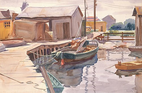 Fishing Boat, 1936, Mitchell Jamieson