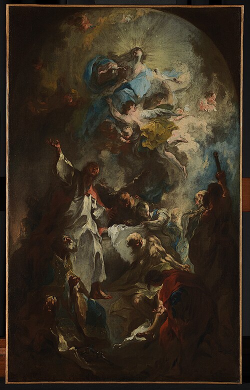 Die Himmelfahrt Mariens, 1755, Franz Anton Maulbertsch