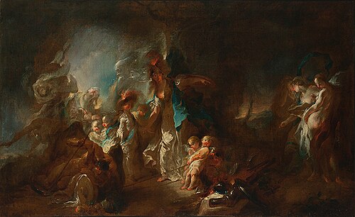 Allegory of a Noble’s Education, 1755, Franz Anton Maulbertsch