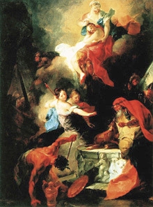 Le Sacrifice d'Iphigénie, 1750, Franz Anton Maulbertsch
