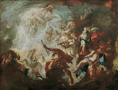 Allegory of the Golden Age, 1752, Franz Anton Maulbertsch