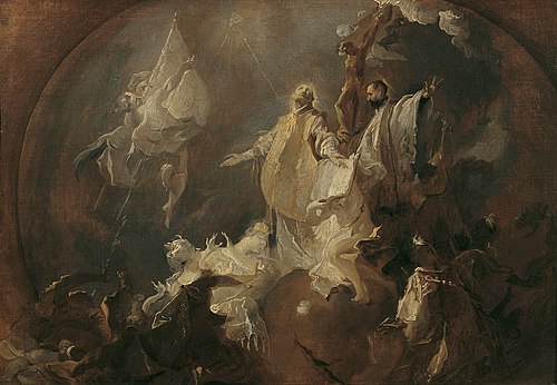 Allegorie auf die Weltmission des Jesuitenordens, 1760, Franz Anton Maulbertsch