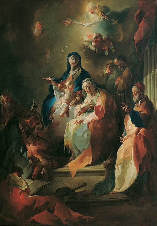 The Holy Family, 1755, Franz Anton Maulbertsch