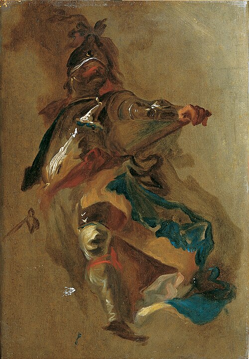 Standing Fieldman, 1758, Franz Anton Maulbertsch