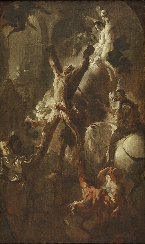 The Martyrdom of St. Andrew, 1760, Franz Anton Maulbertsch