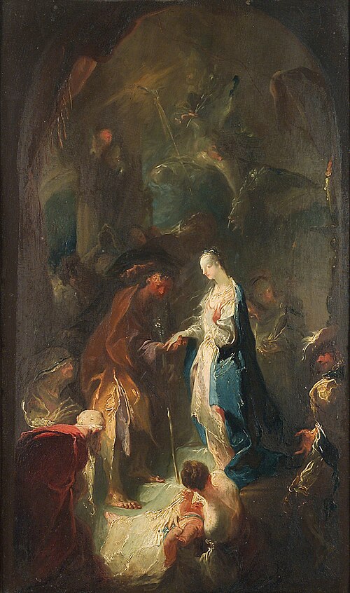 Le Mariage de la Vierge, 1755, Franz Anton Maulbertsch