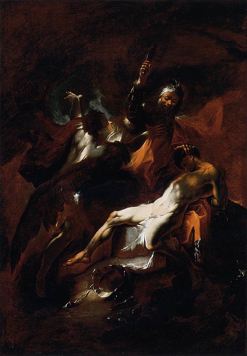 Le Sacrifice d’Isaac, 1755, Franz Anton Maulbertsch