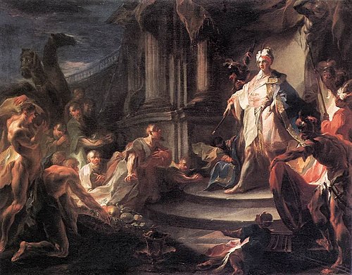 Joseph and His Brothers, 1750, Franz Anton Maulbertsch