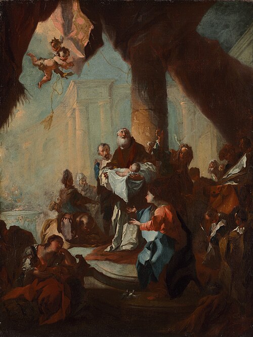 Study for "The Presentation of Christ in the Temple" (for Saint Ulrich, Vienna), 1750, Franz Anton Maulbertsch