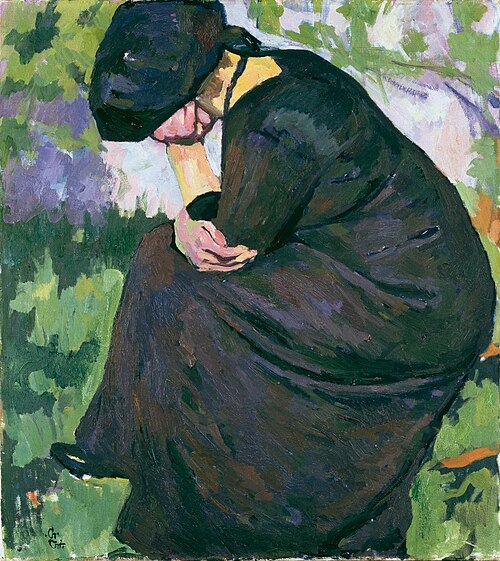 Trauernde Frau, 1916, Giovanni Giacometti