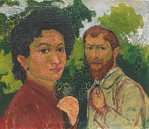 Annetta und Giovanni Giacometti, 1902, Giovanni Giacometti