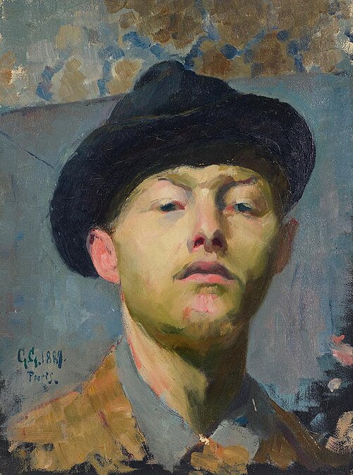 Selbstbildnis, 1889, Giovanni Giacometti