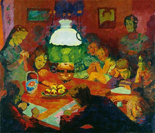 Die Lampe, 1912, Giovanni Giacometti