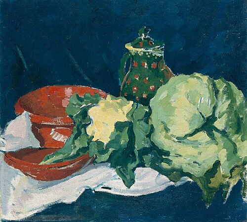 Stilleben, Gemüse, 1918, Giovanni Giacometti