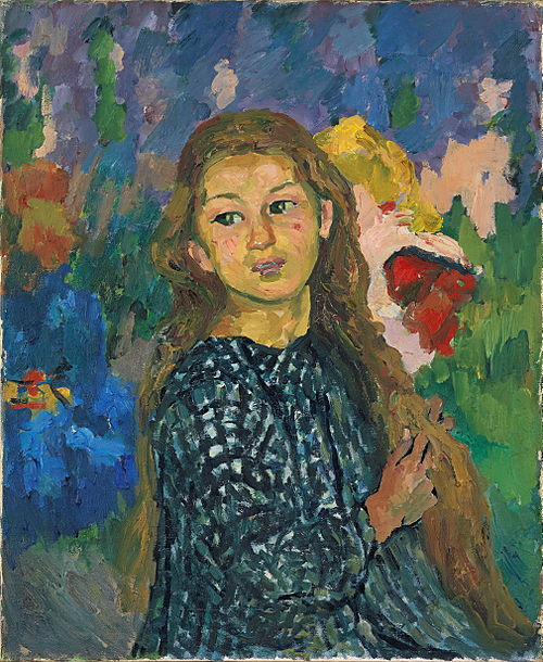 Porträt der Ottilia Giacometti, 1912, Giovanni Giacometti