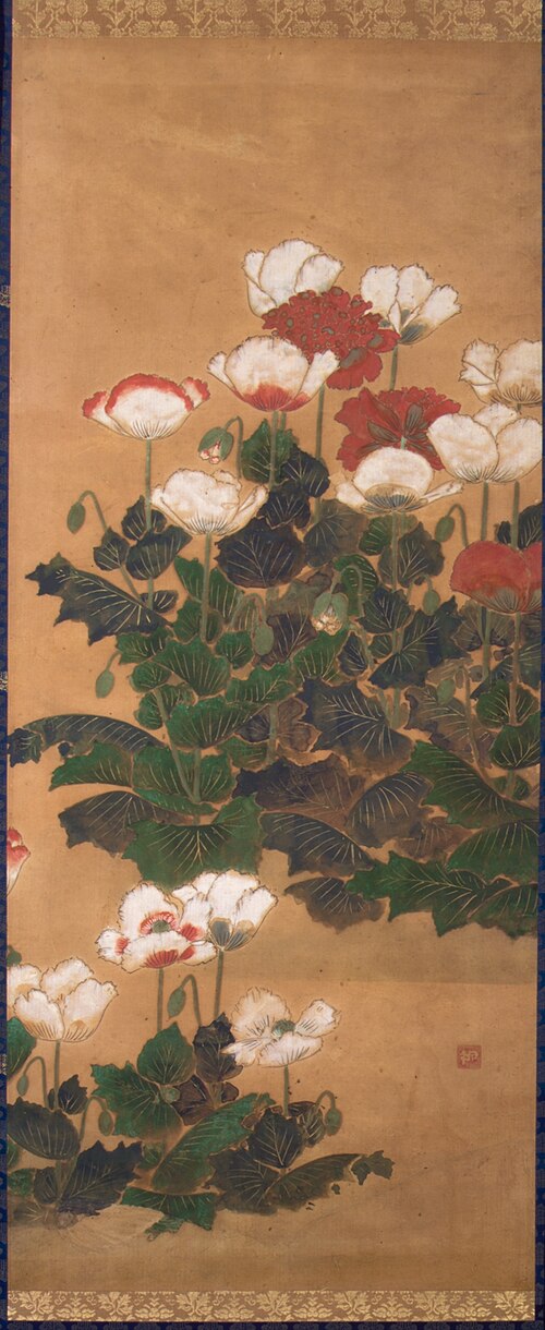 Poppies, 1650, Kitagawa Sōsetsu