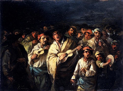 Carnival Scene, 1864, Eugenio Lucas Velázquez