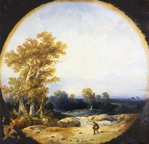 Landscape with Figures, 1858, Eugenio Lucas Velázquez