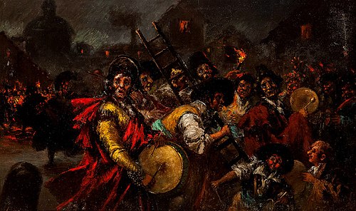 Ronda de noche o la Víspera de Reyes, 1857, Eugenio Lucas Velázquez