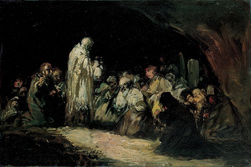 The Communion, 1855, Eugenio Lucas Velázquez