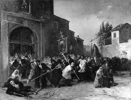 The Procession, 1850, Eugenio Lucas Velázquez