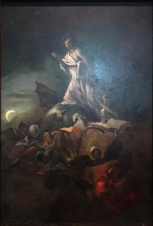 Allégorie du suicide, 1850, Eugenio Lucas Velázquez