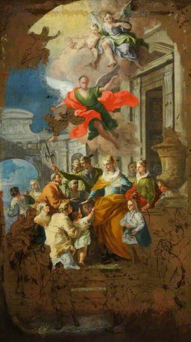 The Charity of St Elizabeth of Hungary, 1728, Daniel Gran