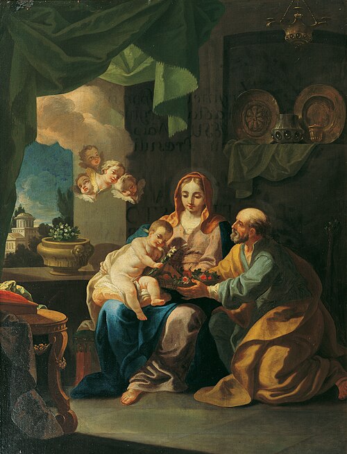 Die Heilige Familie, 1747, Daniel Gran