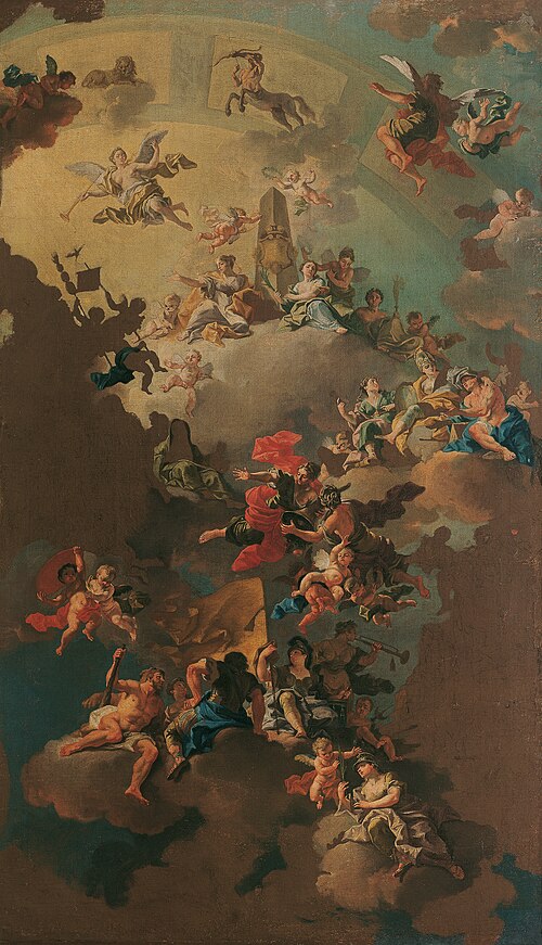 Allegorie auf die glückliche Regierung Mährens, 1734, Daniel Gran