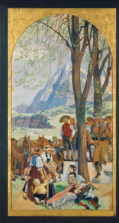 Obwaldner Landsgemeinde, 1911, Albert Welti