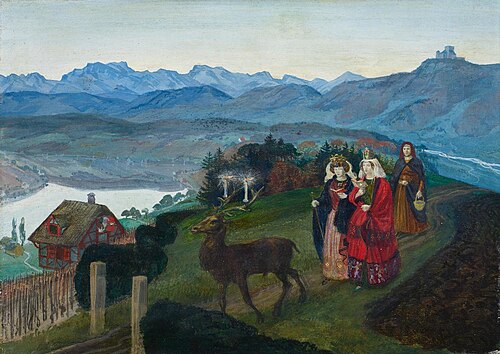 Die Königstöchter, 1900, Albert Welti