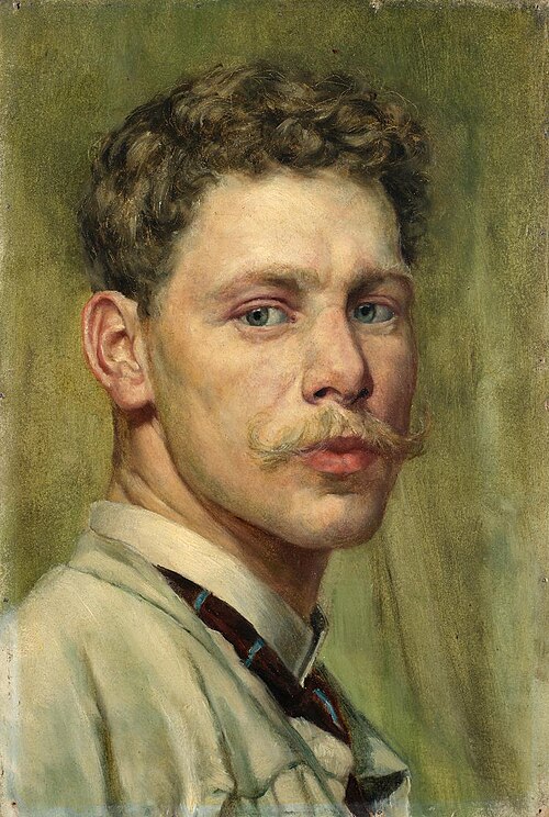 Selbstbildnis, 1891, Albert Welti