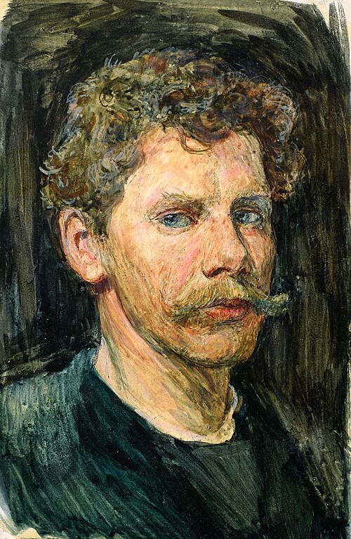 Selbstbildnis, 1885, Albert Welti