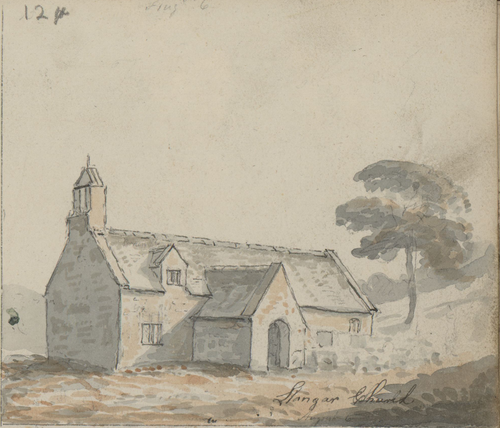 Llangar Church, 1805, Moses Griffith