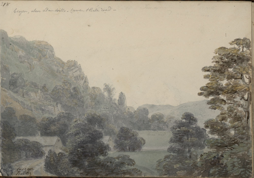 Crogan Rocks, 1805, Moses Griffith
