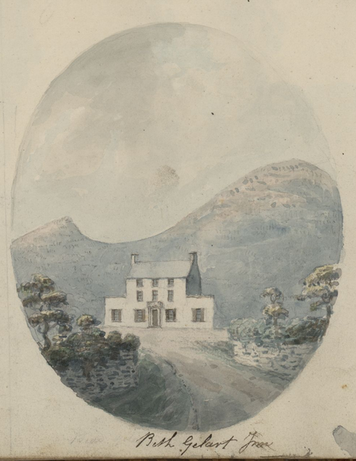 Beth Gelart Inn (Bedd Gelert), 1805, Moses Griffith
