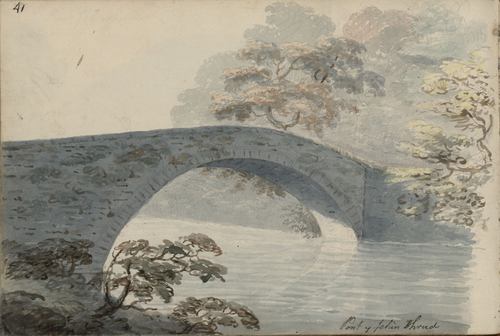 Pont y Felin Olrud, 1805, Moses Griffith