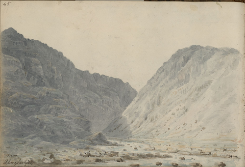 Near Aberglaslyn, 1805, Moses Griffith