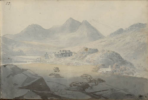 Capel Curig and Snowden, 1805, Moses Griffith
