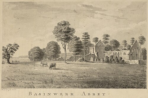 Basinwerk Abbey by Moses Griffiths, , Moses Griffith