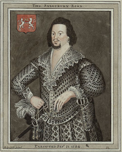 Thomas Salisbury died 1586 by Moses Griffith, , Moses Griffith