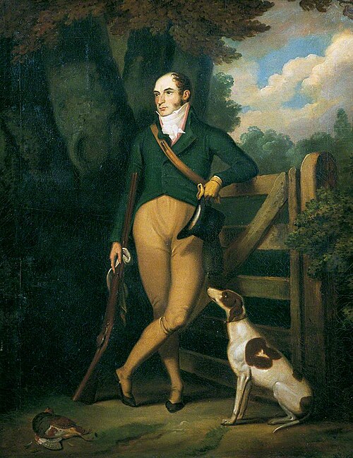 John Morgan with a Dog, 1807, Moses, the younger Haughton